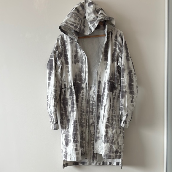 Mondetta Gray Tie-Dye Hooded Jacket - Picture 1 of 6
